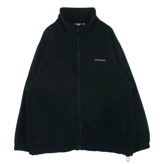 プリーズ USA製 canadian fleece jacket フリース ジャケット ブラック系 XL【中古】