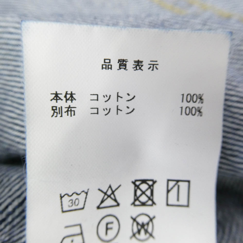 DESCENDANT ディセンダント 25AW 252WVDS-JKM01 TRUCKER DENIM JACKET トラッカー デニム ジャケット インディゴブルー系 3【中古】