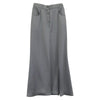 リムアーク フレア ロング スカート グレー系 38【中古】