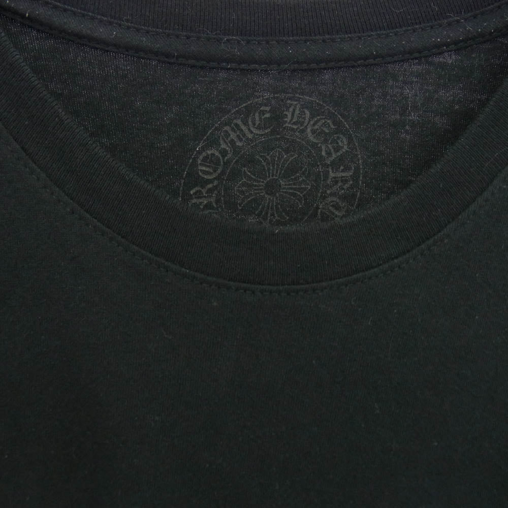 CHROME HEARTS クロムハーツ（原本無） TOKYO WORDS SS TEE 東京限定 バック英字プリント クルーネック半袖Tシャツ ブラック系 M【中古】