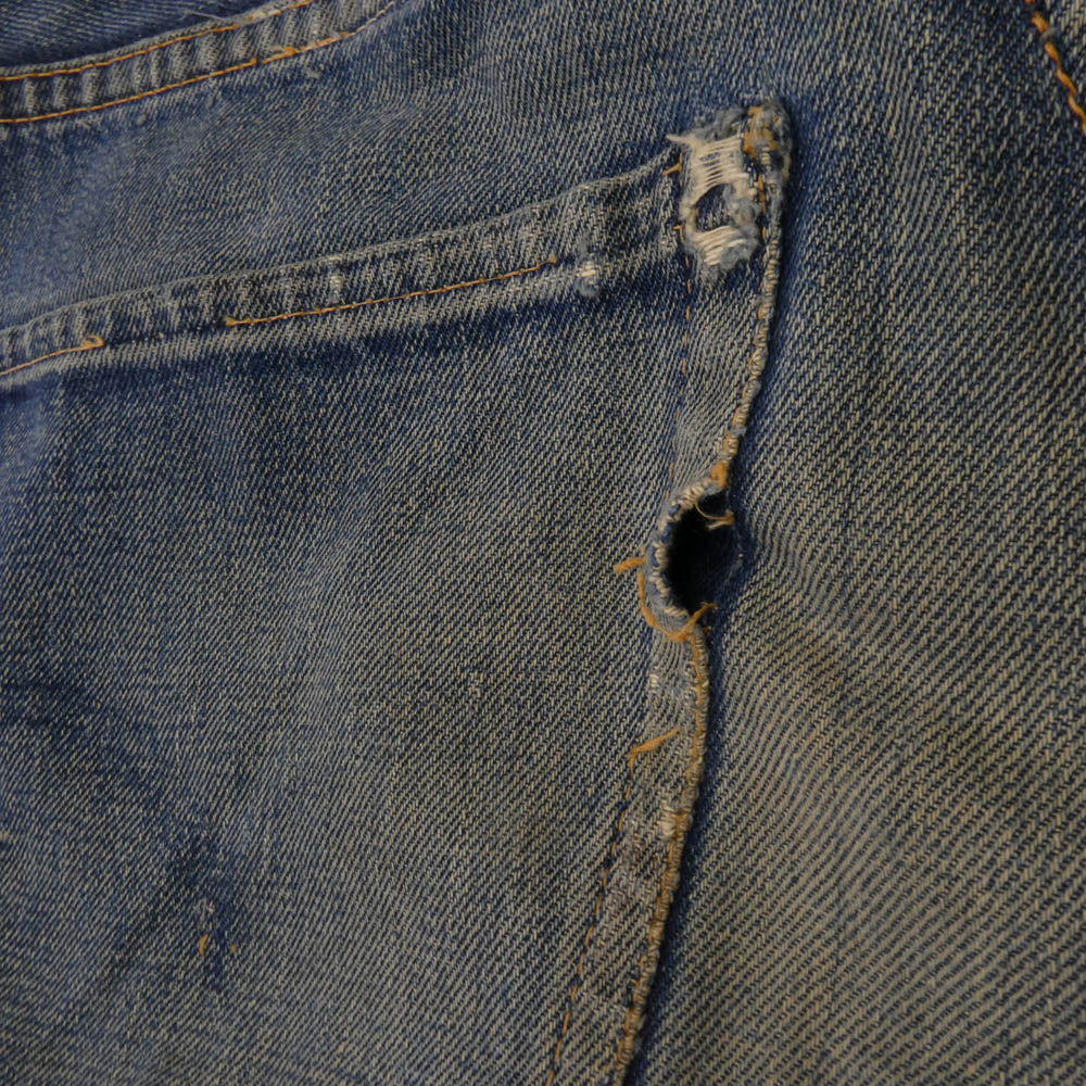 Levi's リーバイス 505 bigE 60s 裏刻印K ヴィンテージ デニムパンツ インディゴブルー系【中古】