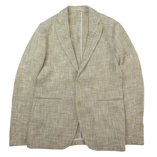 ARMANI COLLEZIONI アルマーニコレッツォーニ テーラード ジャケット ベージュ系 46【中古】