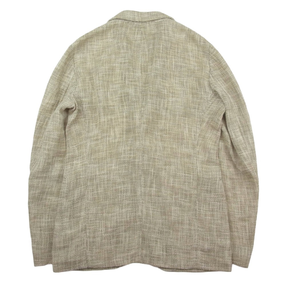 ARMANI COLLEZIONI アルマーニコレッツォーニ テーラード ジャケット ベージュ系 46【中古】