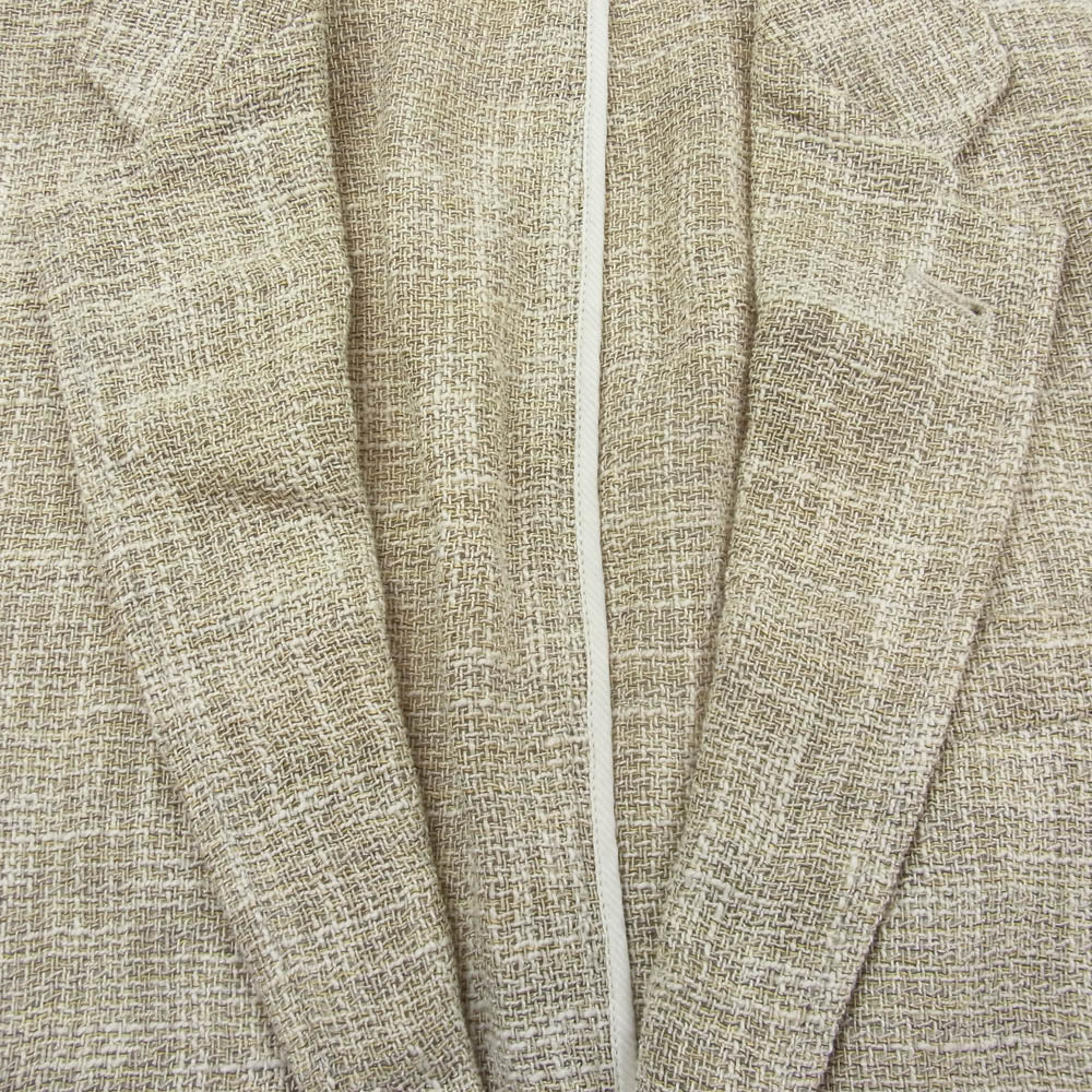 ARMANI COLLEZIONI アルマーニコレッツォーニ テーラード ジャケット ベージュ系 46【中古】