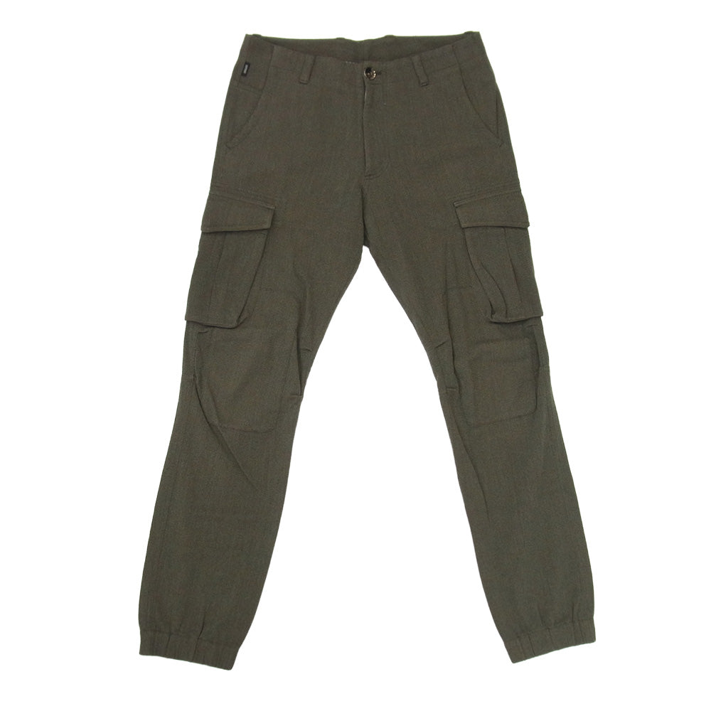 ARMANI COLLEZIONI アルマーニコレッツォーニ ウール混 カーゴパンツ チャコール系 46【中古】