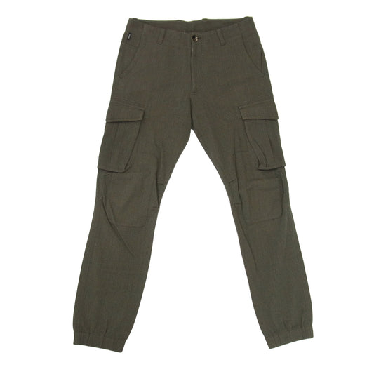 ARMANI COLLEZIONI アルマーニコレッツォーニ ウール混 カーゴパンツ チャコール系 46【中古】