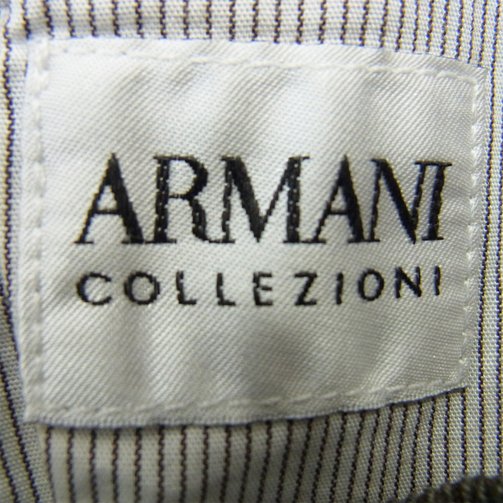 ARMANI COLLEZIONI アルマーニコレッツォーニ ウール混 カーゴパンツ チャコール系 46【中古】