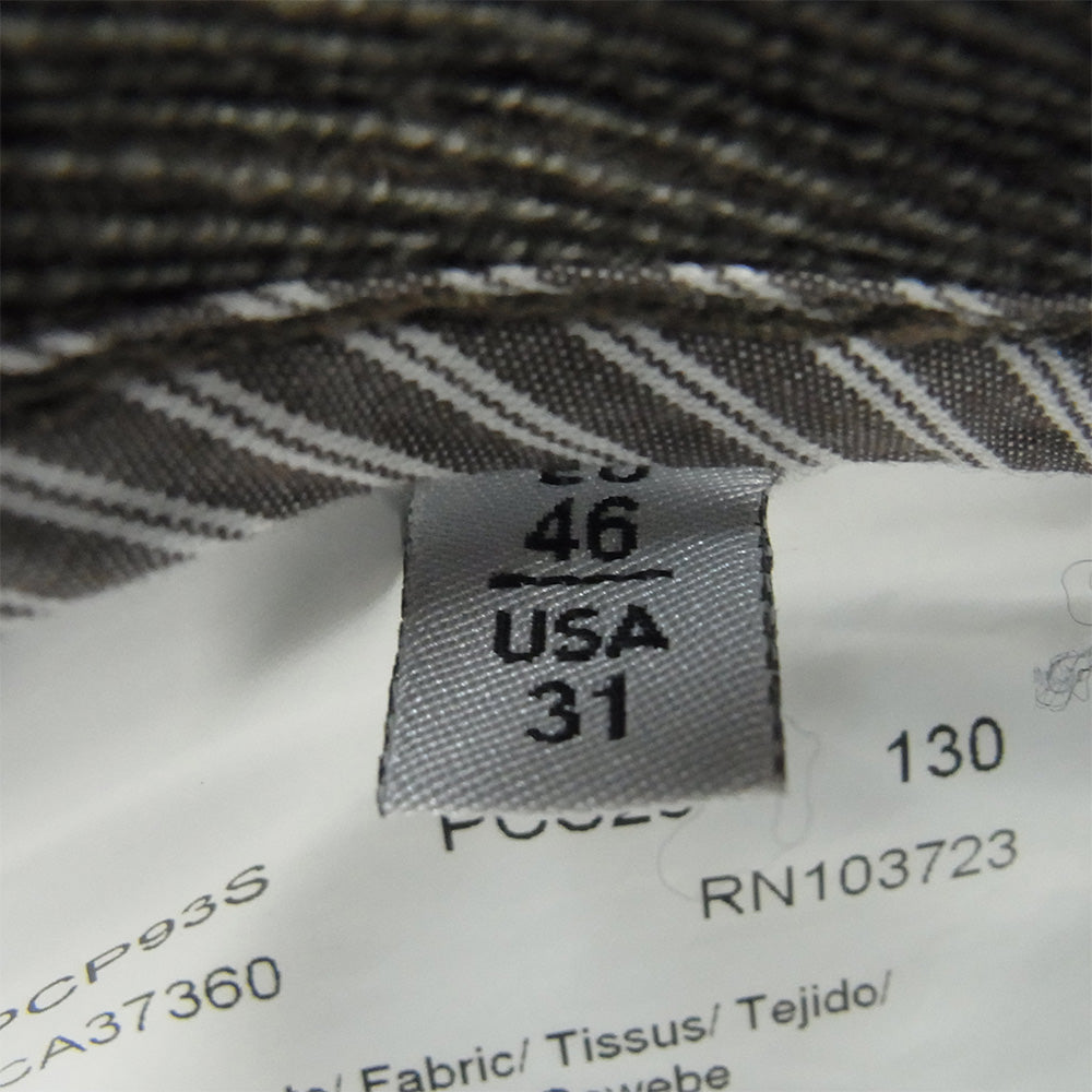 ARMANI COLLEZIONI アルマーニコレッツォーニ ウール混 カーゴパンツ チャコール系 46【中古】