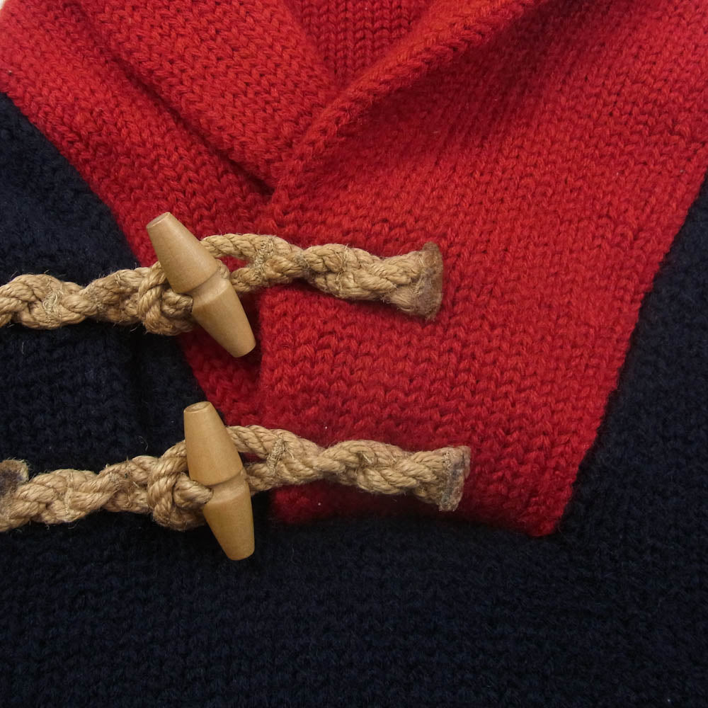 POLO RALPH LAUREN ポロ・ラルフローレン 星条旗 ワッペン メリノウール ニット ネイビー系 M【中古】