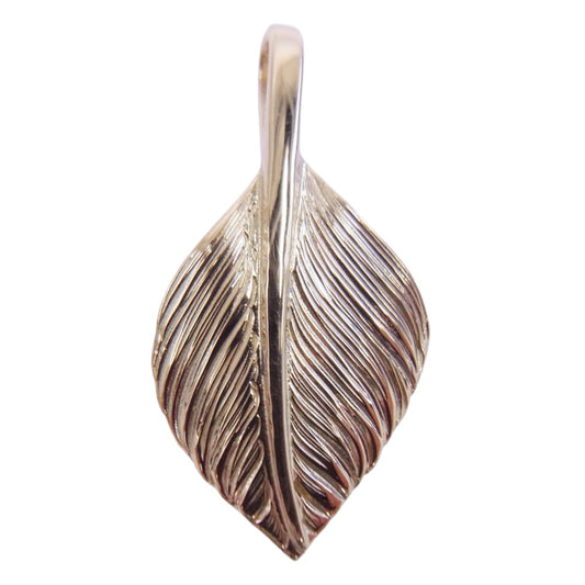 TARO WASHIMI ワシミタロウ 鷲見太郎 P&T購入証明書付属 L flight heart feather K18 全金 フライト ハートフェザー ネックレス ペンダントトップ ゴールド系【中古】