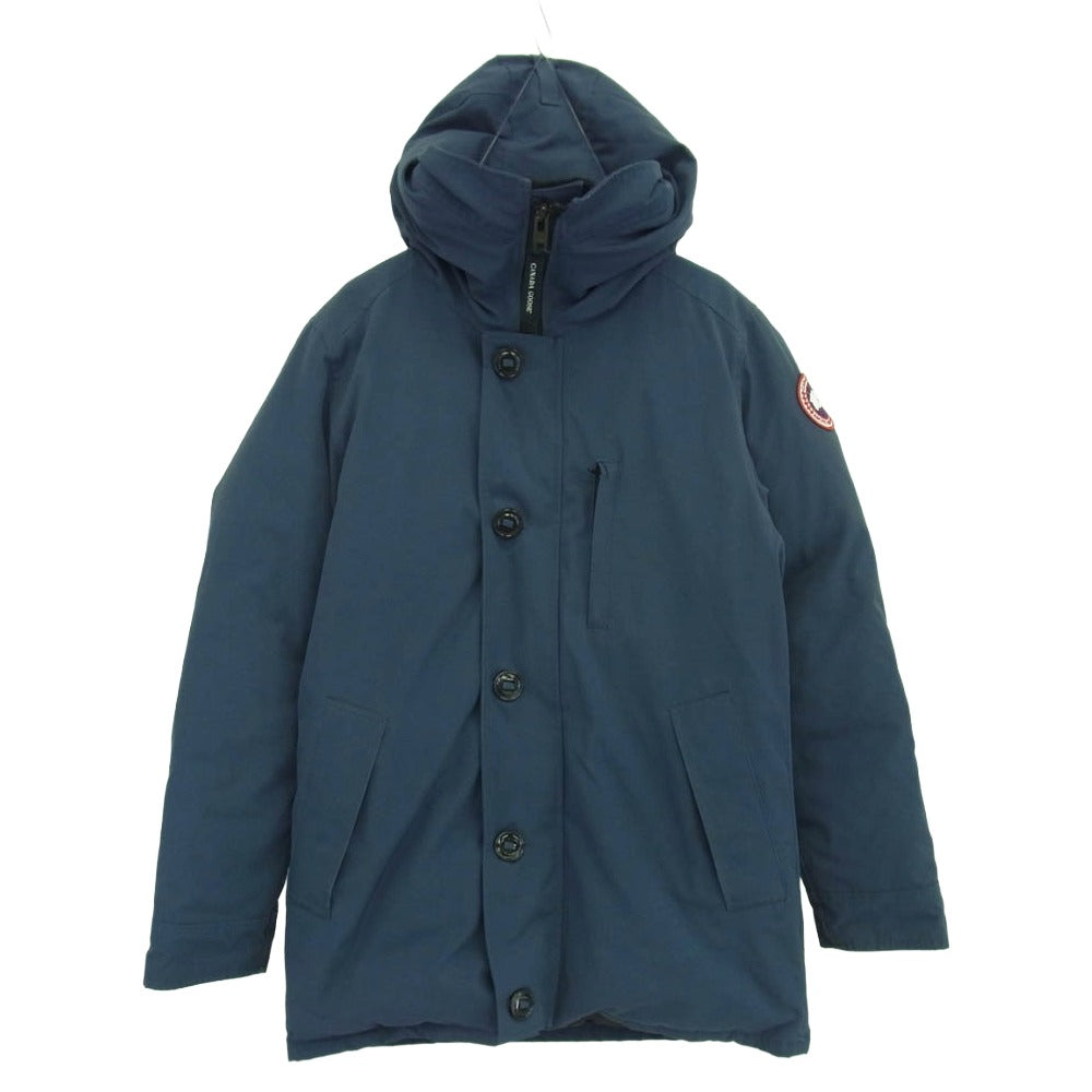 CANADA GOOSE カナダグース 3438JM グリフィンインターナショナルタグ JASPER PARKA ジャスパー パーカ ダウン ジャケット ネイビー系 M【中古】