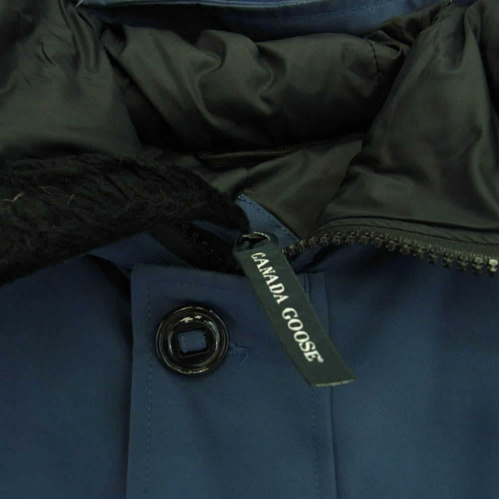 CANADA GOOSE カナダグース 3438JM グリフィンインターナショナルタグ JASPER PARKA ジャスパー パーカ ダウン ジャケット ネイビー系 M【中古】