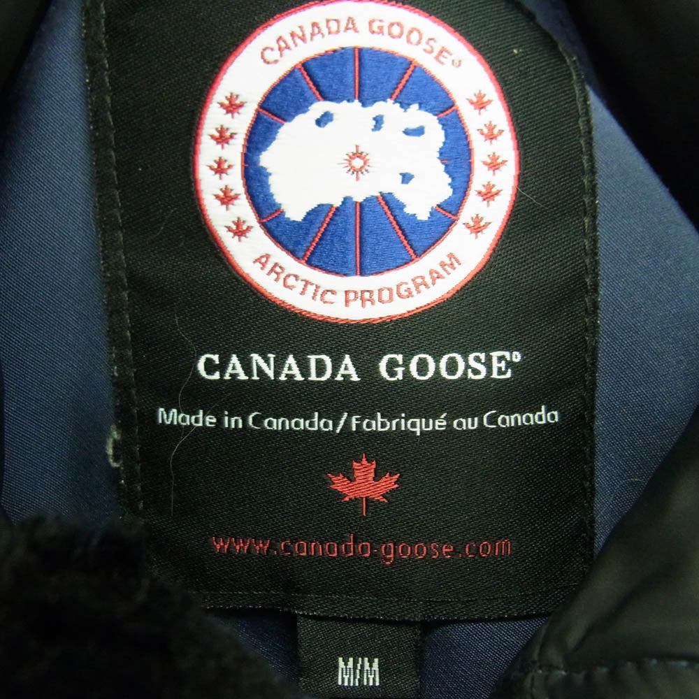 CANADA GOOSE カナダグース 3438JM グリフィンインターナショナルタグ JASPER PARKA ジャスパー パーカ ダウン ジャケット ネイビー系 M【中古】