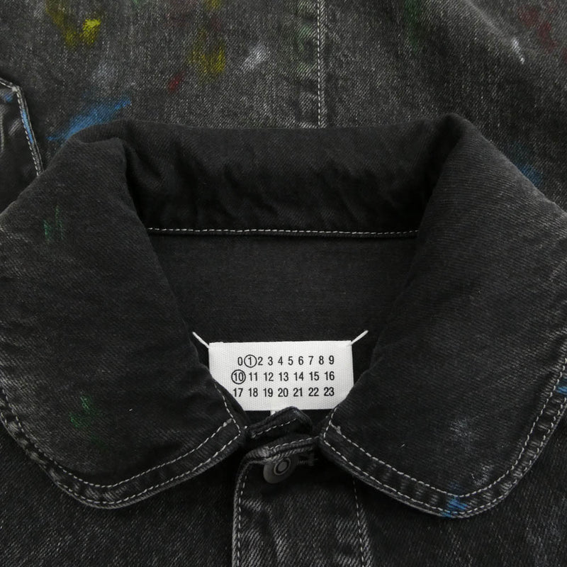 Maison Margiela メゾンマルジェラ ブラックデニムカバーオール Maison Margiela MAISON MARGIELA メゾンマルジェラ 1 10 デニム