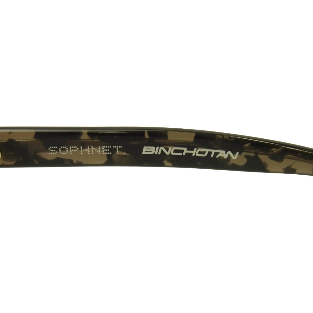SOPHNET. ソフネット × 金子眼鏡製 BINCHOTAN 備長炭 サングラス 眼鏡 メガネ ブラック系 ダークグレー系【中古】