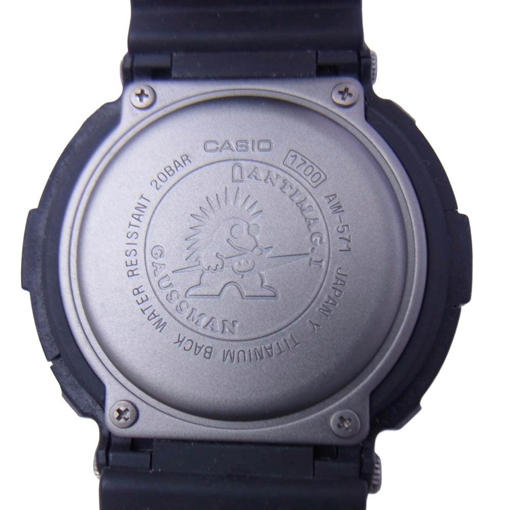 G-SHOCK ジーショック DW-8200BM-1T 【観賞用】GAUSSMAN ガウスマン デジタル 腕時計 ブラック系【中古】
