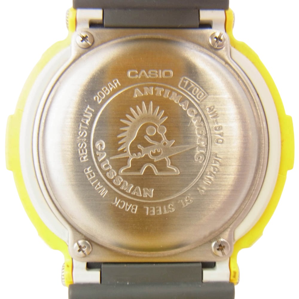 G-SHOCK ジーショック AW-570Y-9AT GAUSSMAN MEN IN YELLOW ガウスマン メン イン イエロー デジタル 腕時計 イエロー系【中古】