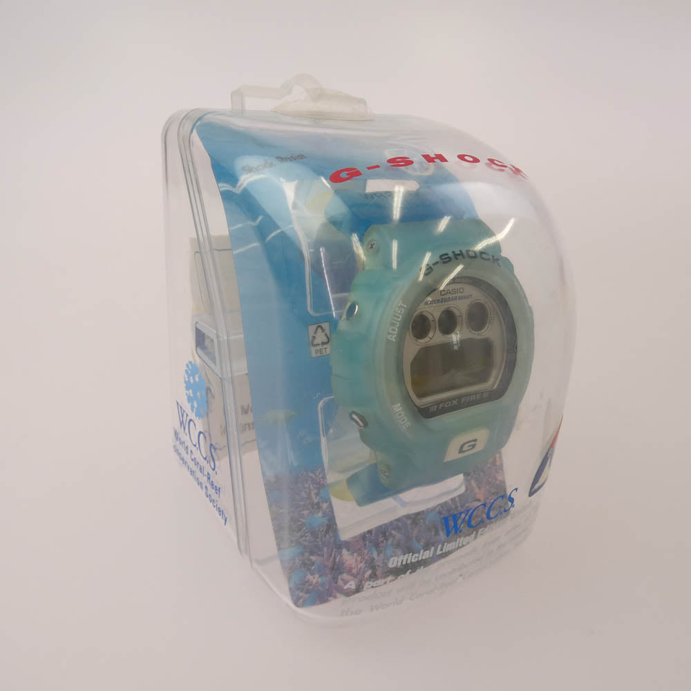 G-SHOCK ジーショック DW-6900WC-2BT W.C.C.S FROGMAN フロッグマン デジタル 腕時計 ブルー系【中古】