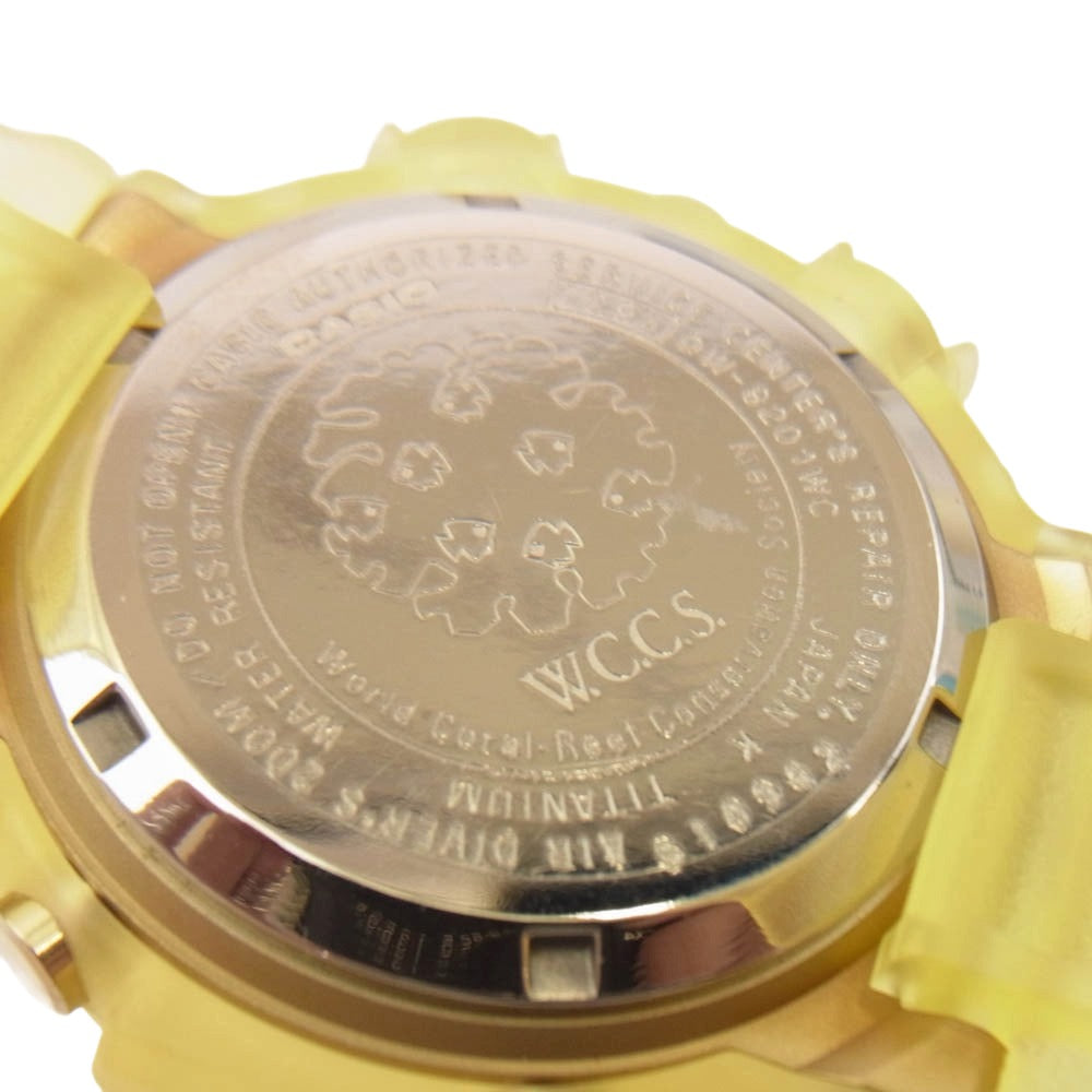 G-SHOCK ジーショック DW-8201WC-9T W.C.C.S FROGMAN フロッグマン トリプルマンタ デジタル 腕時計 クリア系【極上美品】【中古】