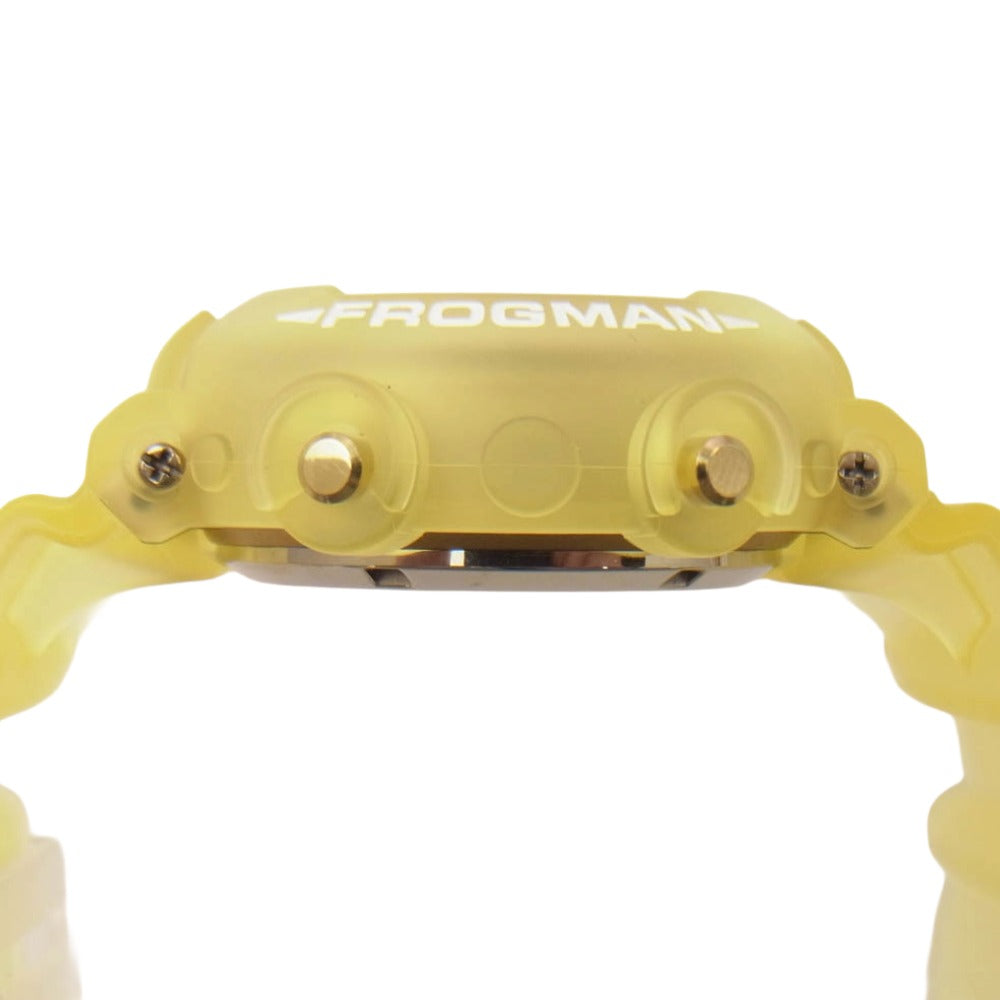 G-SHOCK ジーショック DW-8201WC-9T W.C.C.S FROGMAN フロッグマン トリプルマンタ デジタル 腕時計 クリア系【極上美品】【中古】
