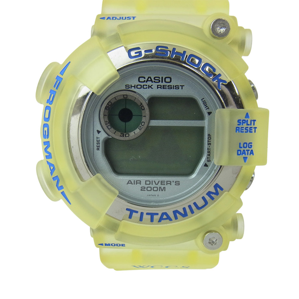 G-SHOCK ジーショック DW-8201WC-2T W.C.C.S FROGMAN フロッグマン トリプルマンタ デジタル 腕時計 クリア系 表記なし【極上美品】【中古】