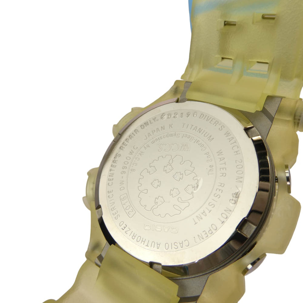 G-SHOCK ジーショック DW-9900WC-7T W.C.C.S FROGMAN フロッグマン デジタル 腕時計 クリア系 ブルー系【中古】