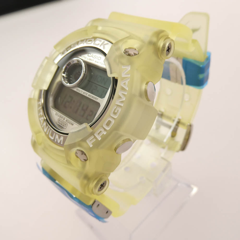 G-SHOCK ジーショック DW-9900WC-7T W.C.C.S FROGMAN フロッグマン デジタル 腕時計 クリア系 ブルー系【中古】