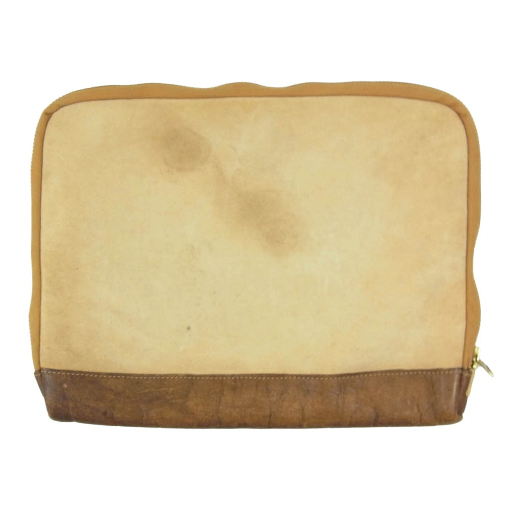 VISVIM ビズビム ムートン クラッチ バッグ ベージュ系【中古】