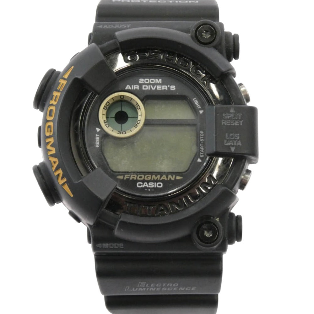G-SHOCK ジーショック DW-8200BM-1T FROGMAN MEN IN BLACK 2 フロッグマン メン イン ブラック 2 デジタル 腕時計 ブラック系 表記なし【中古】