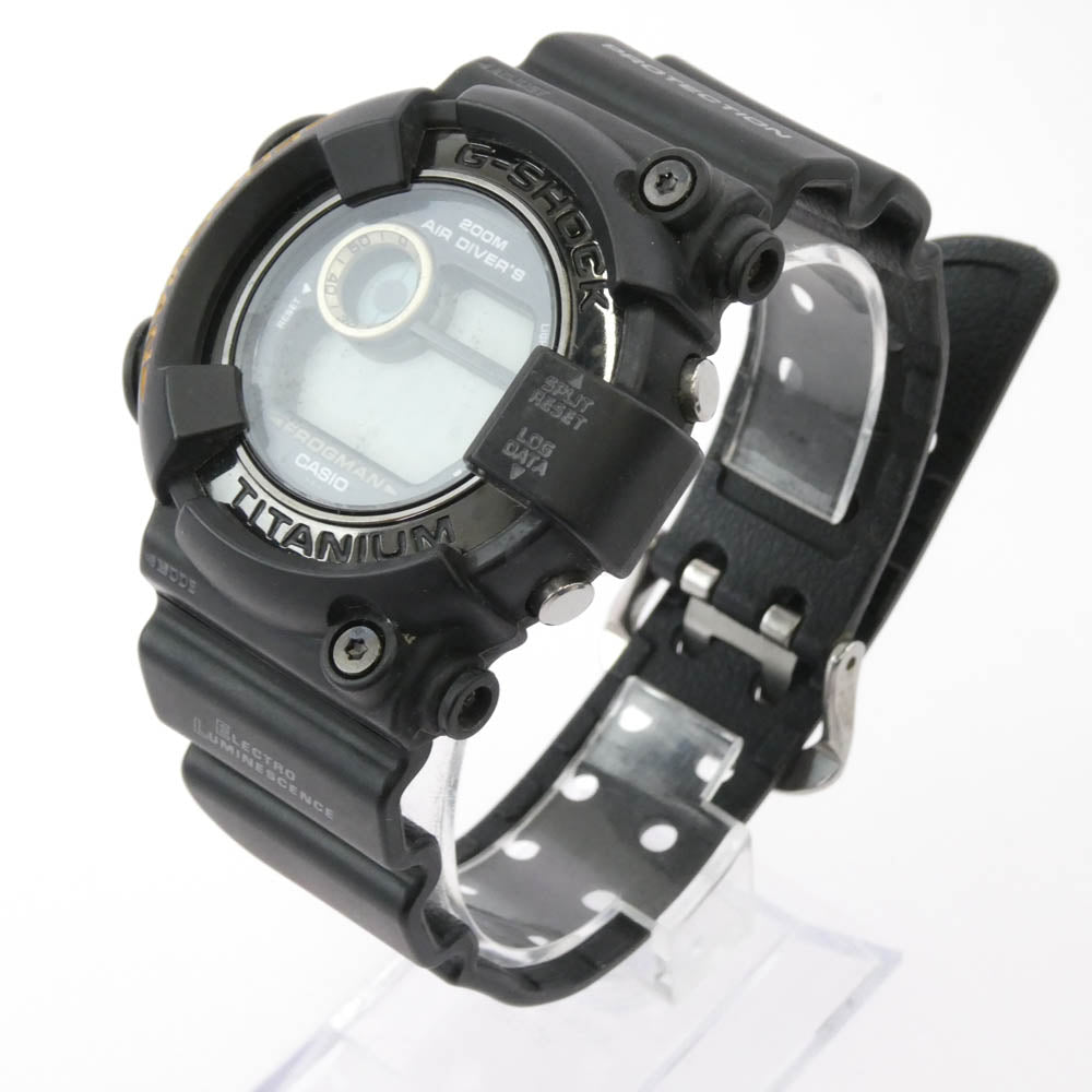 G-SHOCK ジーショック DW-8200BM-1T FROGMAN MEN IN BLACK 2 フロッグマン メン イン ブラック 2 デジタル 腕時計 ブラック系 表記なし【中古】