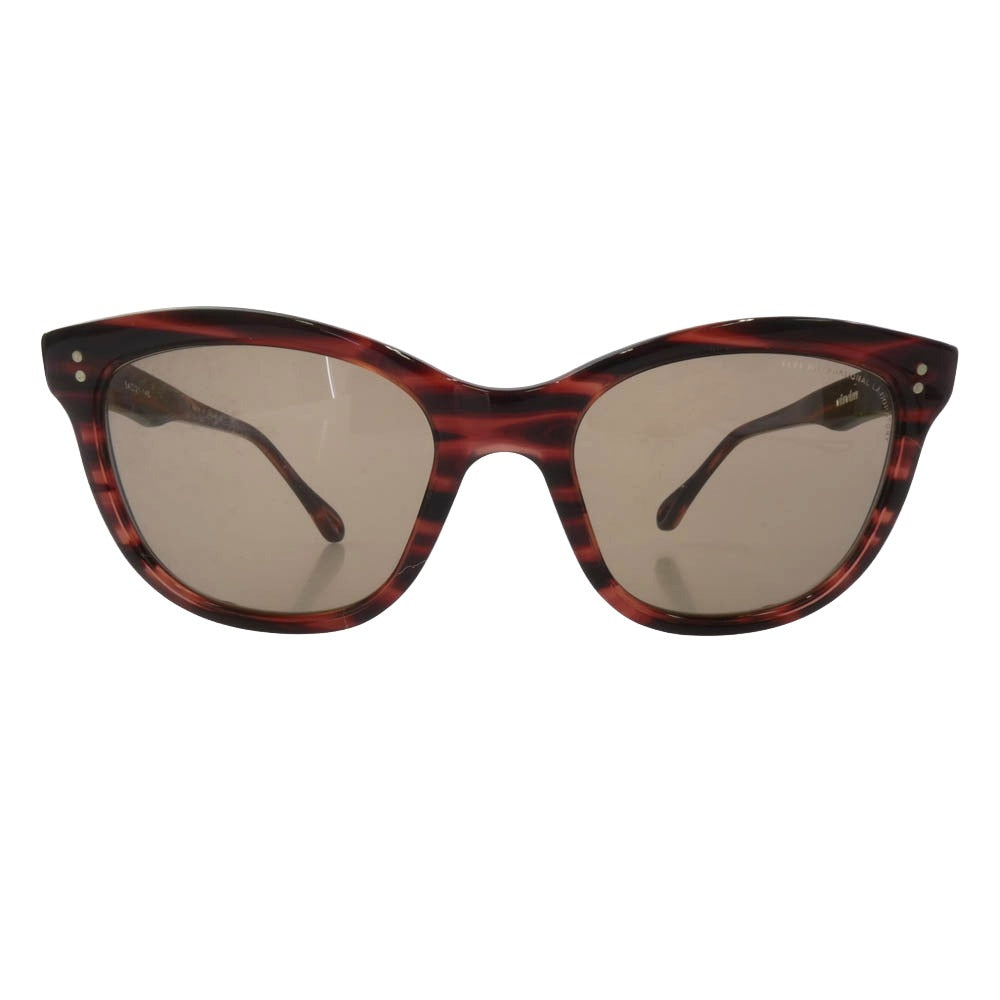 VISVIM ビズビム ベッコウ柄 ウェリントン サングラス 54□21-145 ブラウン系 54□21-145【中古】