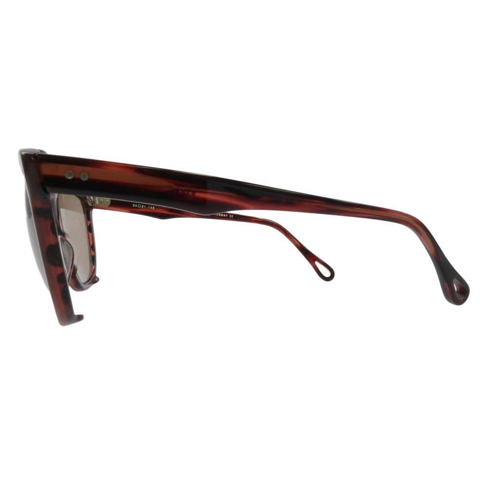 VISVIM ビズビム ベッコウ柄 ウェリントン サングラス 54□21-145 ブラウン系 54□21-145【中古】