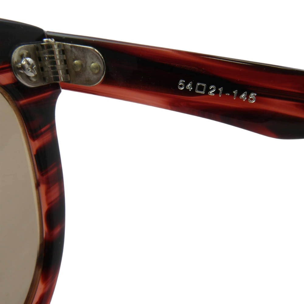 VISVIM ビズビム ベッコウ柄 ウェリントン サングラス 54□21-145 ブラウン系 54□21-145【中古】