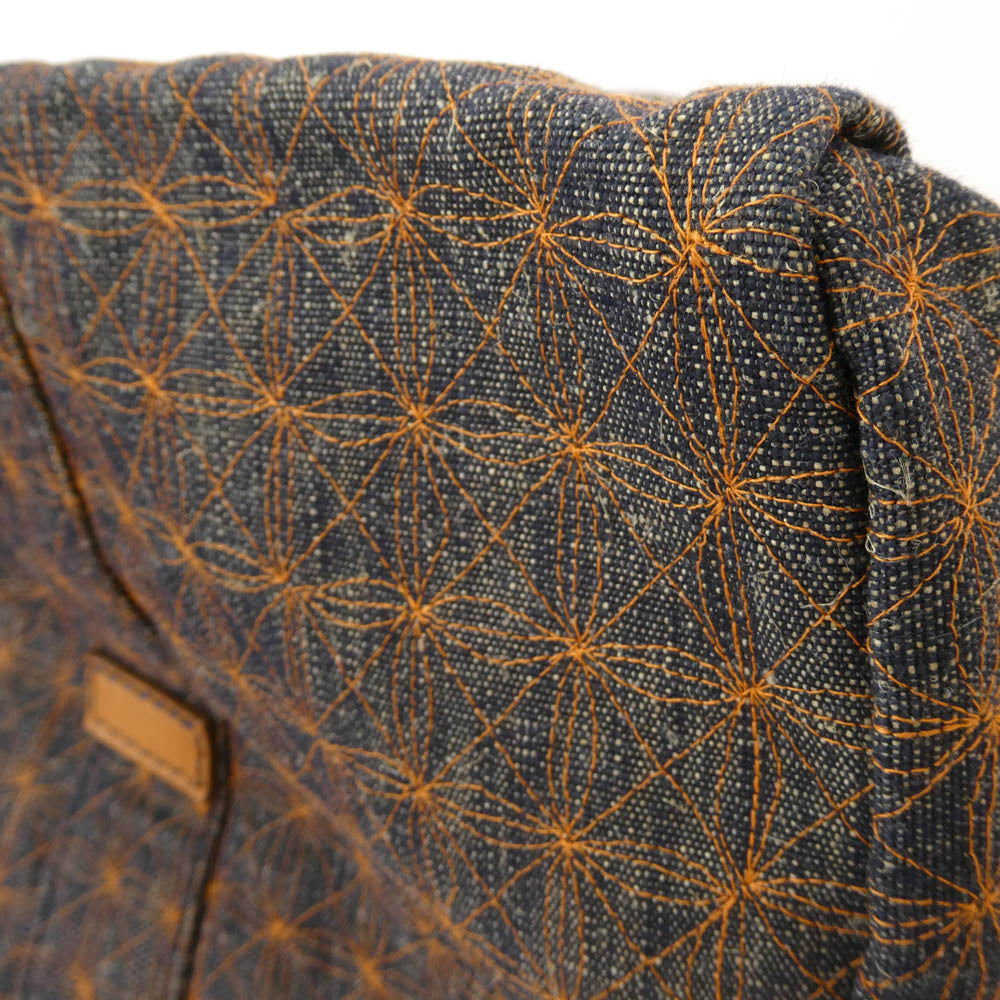 VISVIM ビズビム 0216903003001 HOMER TOTE L ホーマー トートバッグ カバン 鞄 オレンジ系 ダークネイビー系【美品】【中古】