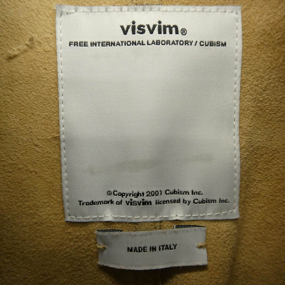 VISVIM ビズビム 0113105014025 ショールカラー スエード レザージャケット ベージュ系 2【中古】