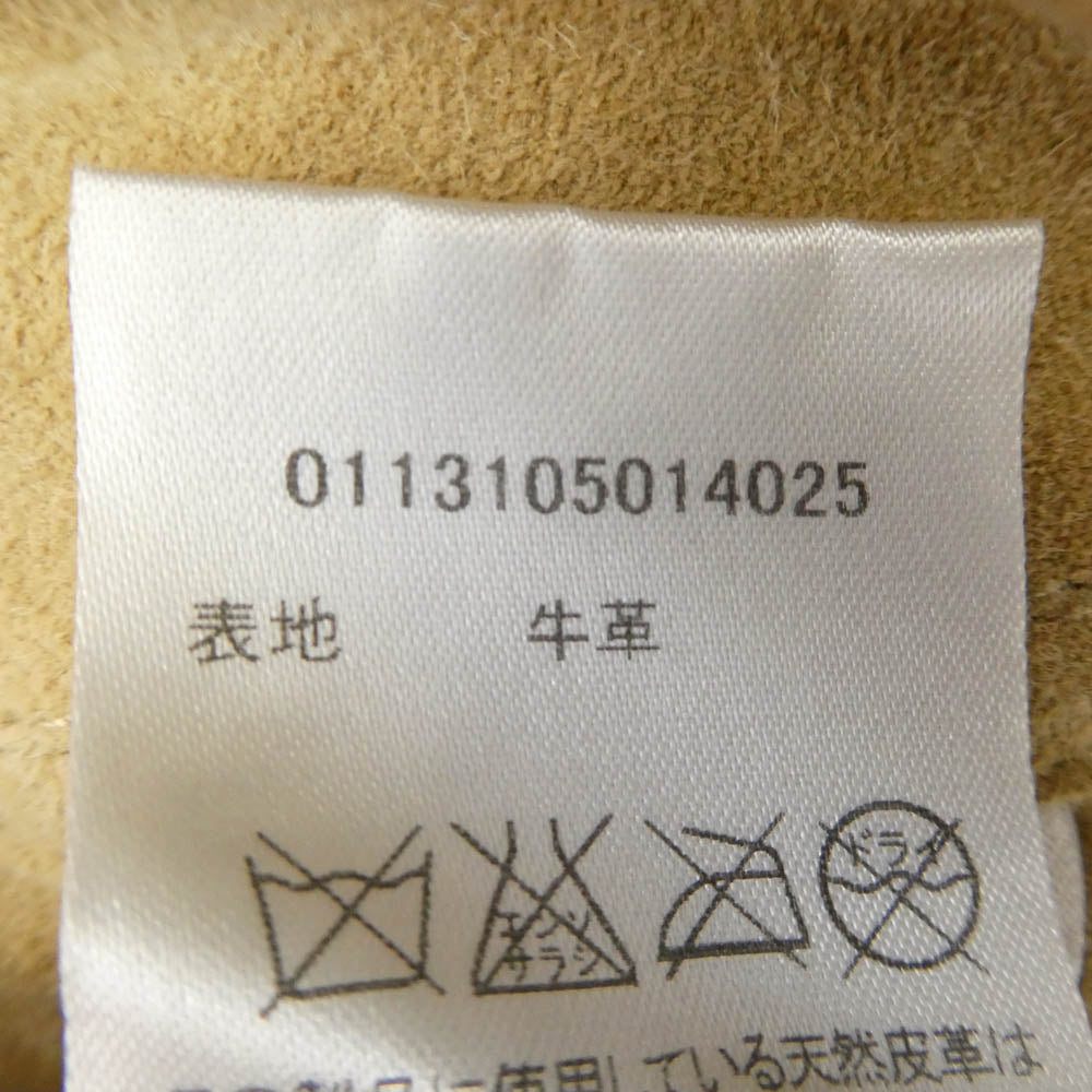 VISVIM ビズビム 0113105014025 ショールカラー スエード レザージャケット ベージュ系 2【中古】