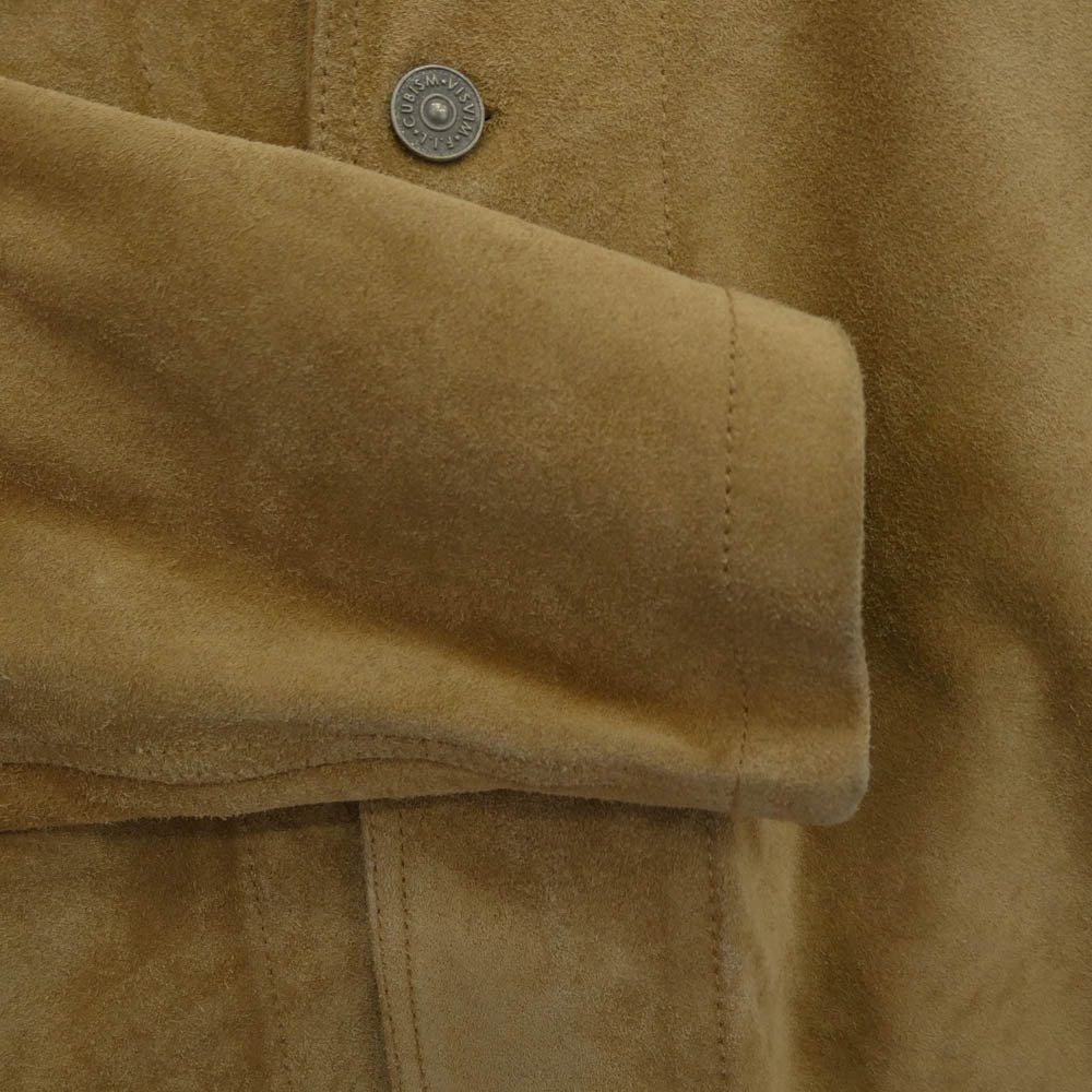 VISVIM ビズビム 0113105014025 ショールカラー スエード レザージャケット ベージュ系 2【中古】