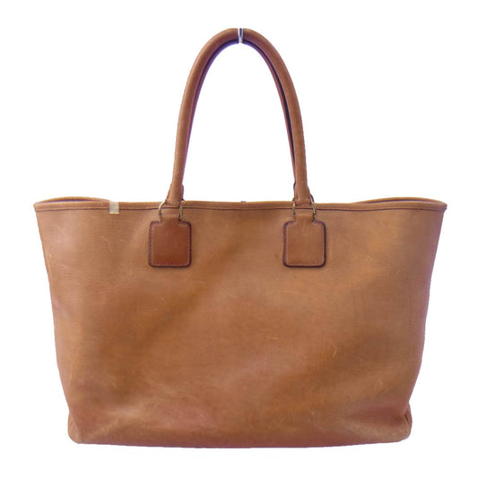 VISVIM ビズビム フランス製 HOMER TOTE FR トートバッグ ナチュラル レザー カバン 鞄 ライトブラウン系【中古】