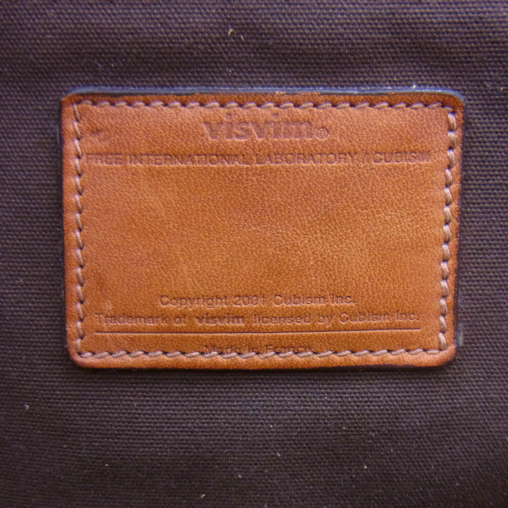 VISVIM ビズビム フランス製 HOMER TOTE FR トートバッグ ナチュラル レザー カバン 鞄 ライトブラウン系【中古】