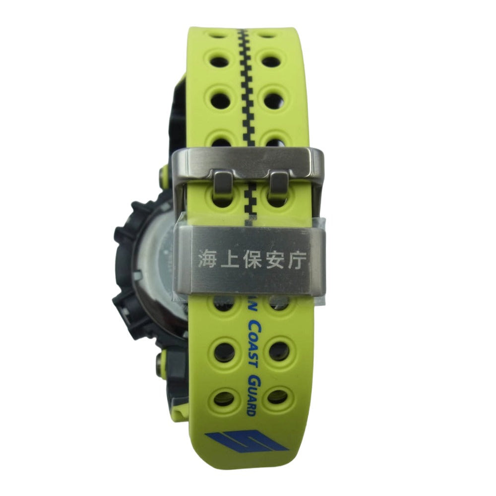 G-SHOCK ジーショック 海上保安制度創設70周年 GWF-D1000JCG-9JR FROGMAN フロッグマン ソーラー デジタル 腕時計 イエロー系【極上美品】【中古】