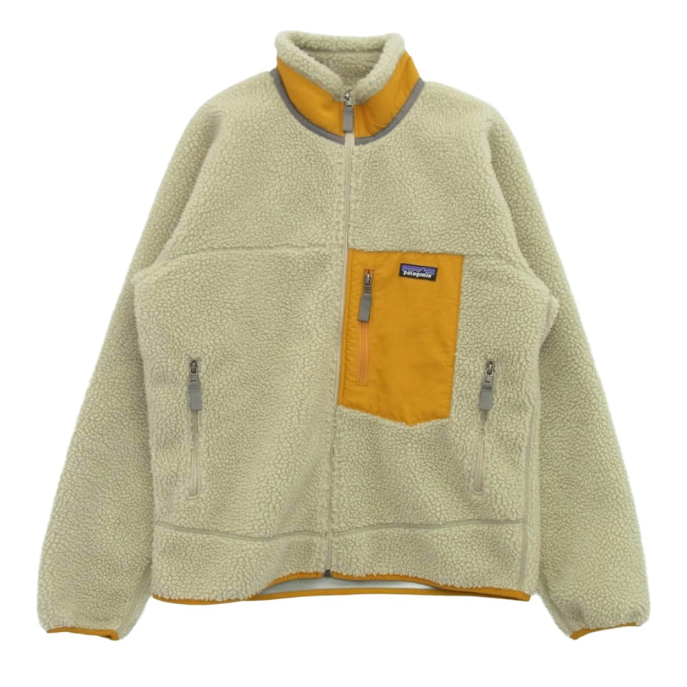 patagonia パタゴニア 23056FA19 Classic Retro-x Jacket クラシック レトロ X ペリカン フリース ジャケット ベージュ系 M【中古】