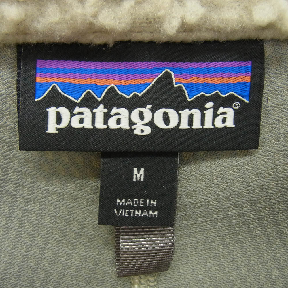 patagonia パタゴニア 23056FA19 Classic Retro-x Jacket クラシック レトロ X ペリカン フリース ジャケット ベージュ系 M【中古】