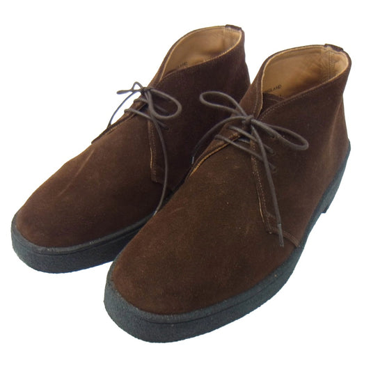 Tricker's トリッカーズ 5265PSS Polo Snuff Suede Chukka Boot スエード チャッカブーツ ブラウン系 UK8【中古】