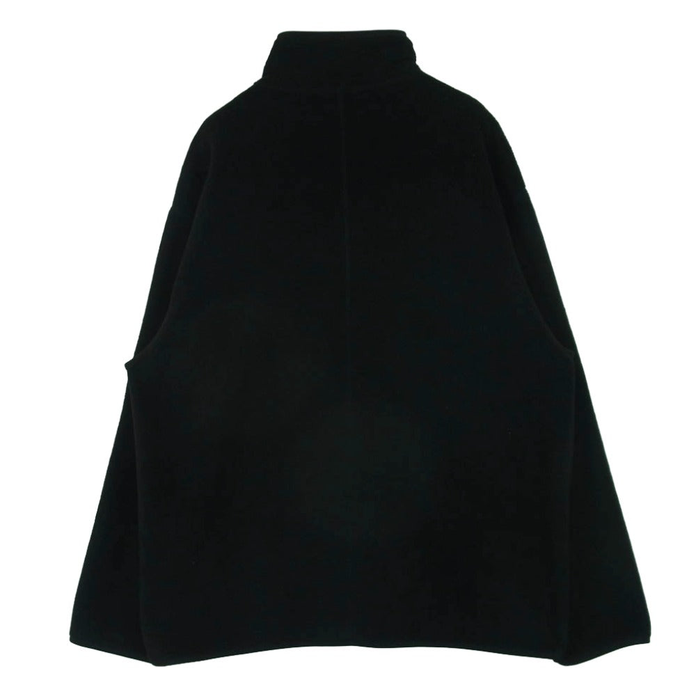 PORTER CLASSIC ポータークラシック 18AW FLEECE JACKET フリース ジャケット ロゴ ワッペン 日本製 ブラック系 M【中古】