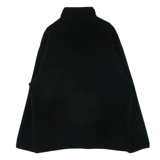 PORTER CLASSIC ポータークラシック 18AW FLEECE JACKET フリース ジャケット ロゴ ワッペン 日本製 ブラック系 M【中古】