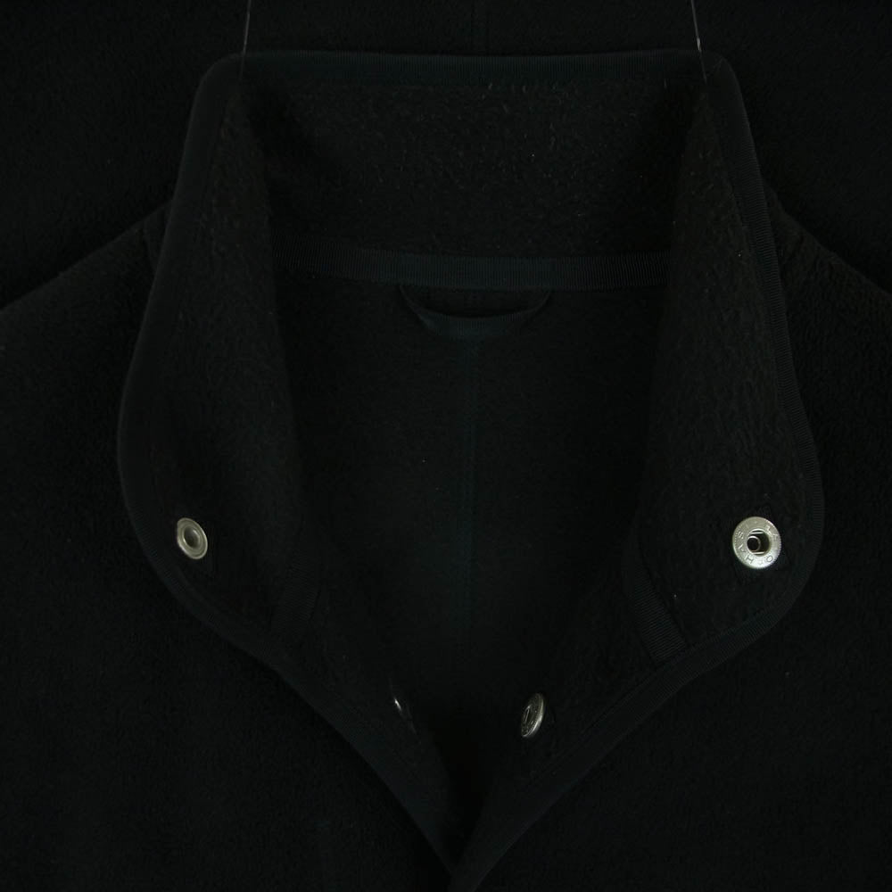 PORTER CLASSIC ポータークラシック 18AW FLEECE JACKET フリース ジャケット ロゴ ワッペン 日本製 ブラック系 M【中古】