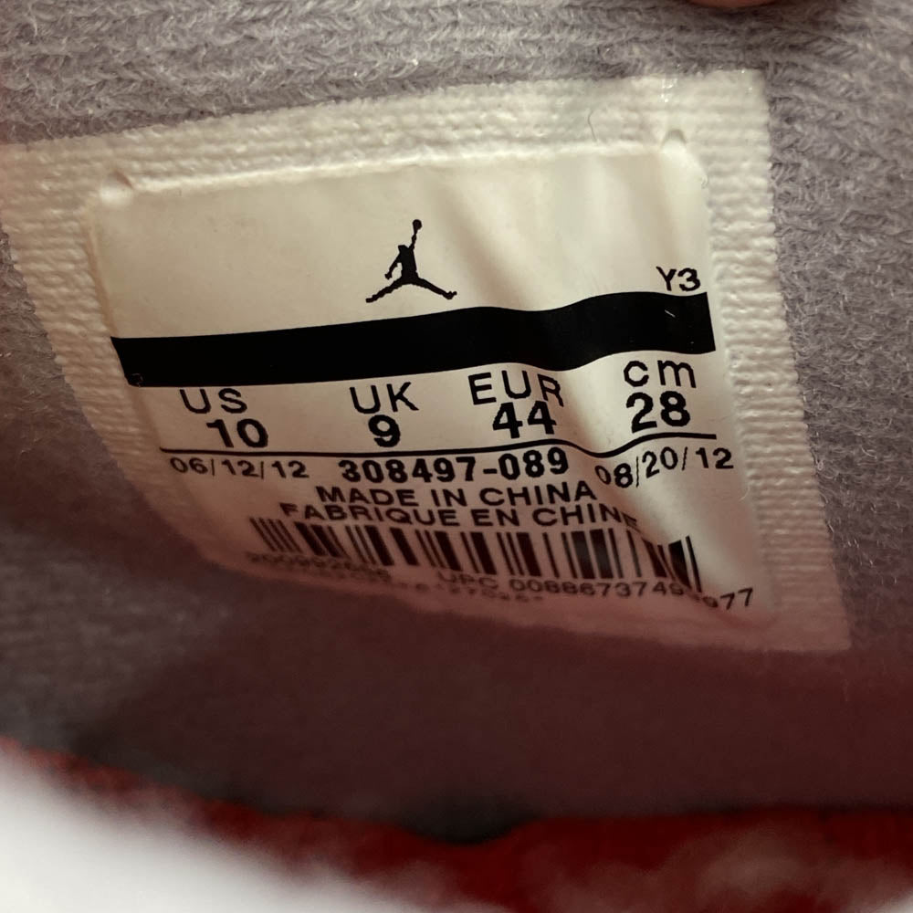 NIKE ナイキ 308497-089 Air Jordan 4 Retro Black Cement Grey Fire Red 2012 エアジョーダン4 レトロ ブラック セメントグレー ファイヤーレッド ブラック系 28.0cm【中古】