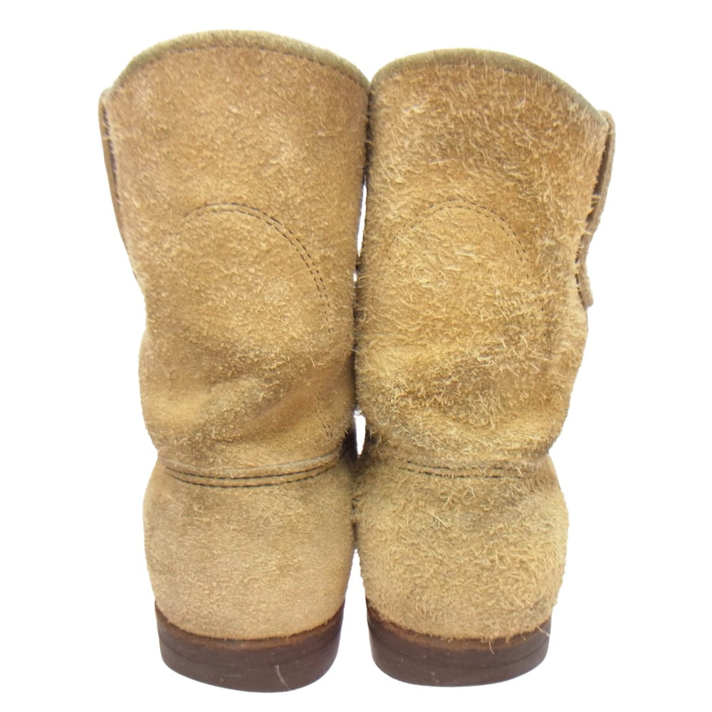 RED WING レッドウィング 8156 PECOS BOOT スエード ペコス ブーツ ライトブラウン系 7.5【中古】