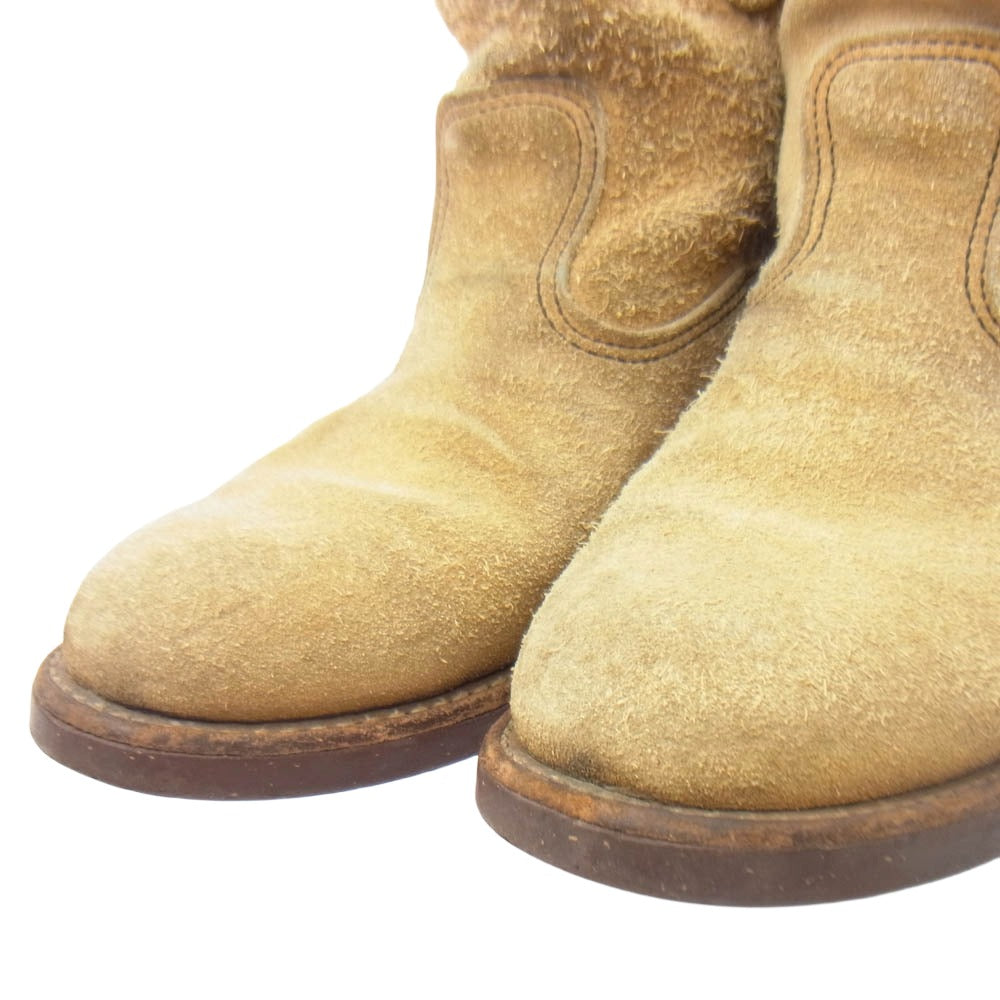RED WING レッドウィング 8156 PECOS BOOT スエード ペコス ブーツ ライトブラウン系 7.5【中古】