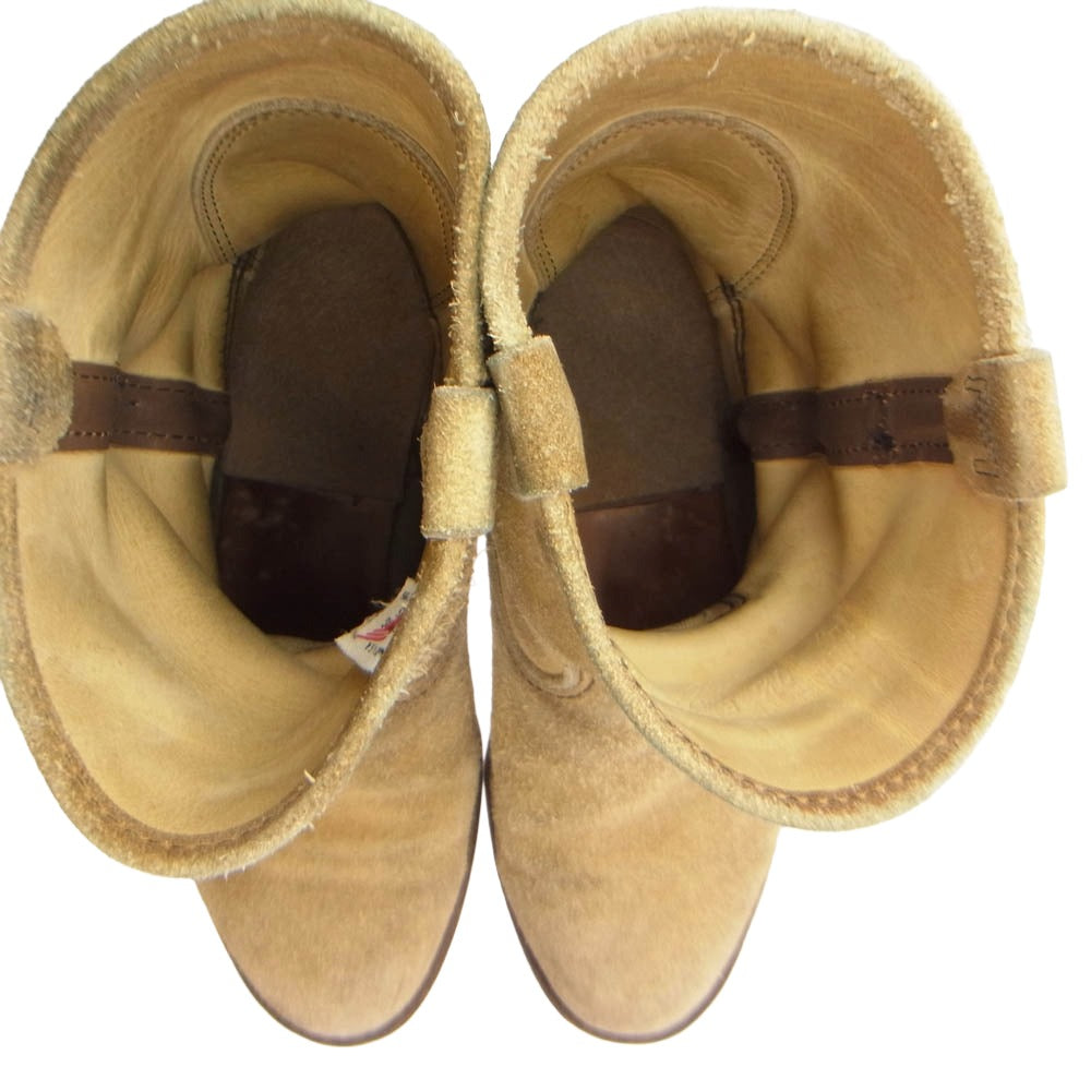 RED WING レッドウィング 8156 PECOS BOOT スエード ペコス ブーツ ライトブラウン系 7.5【中古】